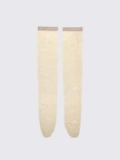 Calze Chez Valentino in pizzo stretch