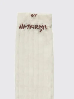 Calze in cotone con logo Marni