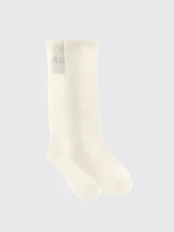 Calze Valentino Garavani in lana mohair crochet