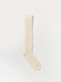 Calze Valentino Garavani in cotone crochet