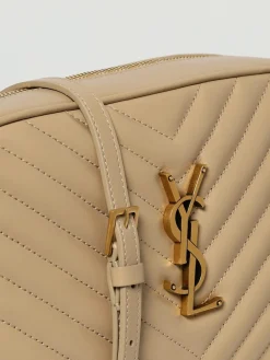 Camera bag Lou Saint Laurent in pelle trapuntata chevron