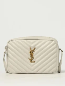 Camera bag Lou Saint Laurent in pelle trapuntata chevron