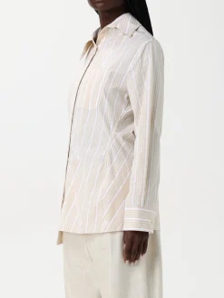 Camicia asimmetrica Jacquemus in cotone a righe