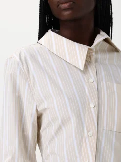Camicia asimmetrica Jacquemus in cotone a righe