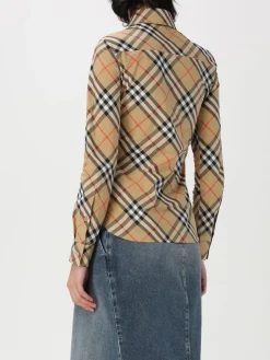 Camicia Burberry in cotone con stampa Vintage Check