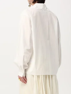 Camicia Chloé in cotone con inserti in pizzo