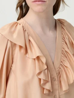 Camicia Chloé in seta con rouches