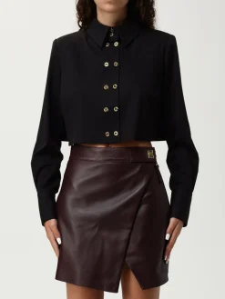 Camicia cropped Elisabetta Franchi in jersey