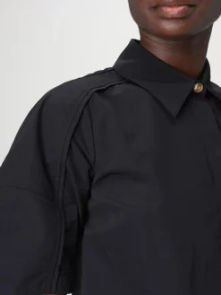 Camicia cropped Elisabetta Franchi in nylon