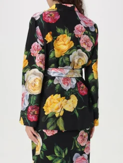 Camicia Dolce & Gabbana in raso con stampa floreale