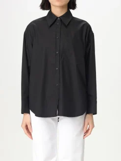 Camicia Dondup in cotone con inserti in macramè