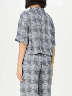 Camicia Emporio Armani in misto lino