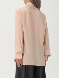 Camicia Ermanno Scervino in seta con inserti in pizzo