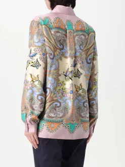 Camicia Etro in seta con stampa Paisley