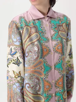 Camicia Etro in seta con stampa Paisley