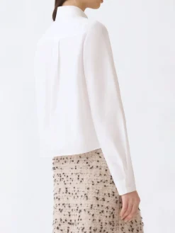 Camicia Fabiana Filippi in cotone con inserti in metallo