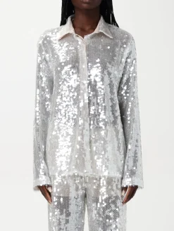 Camicia Federica Tosi in tessuto paillettato