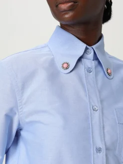 Camicia in cotone con applicazioni Valentino
