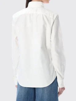 Camicia in cotone con logo ricamato Polo Ralph Lauren