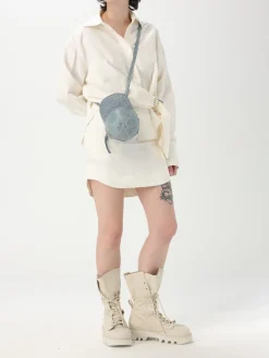 Camicia JW Anderson in viscosa e lino