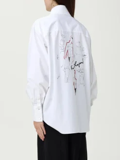 Camicia Karl Lagerfeld in cotone con stampa grafica