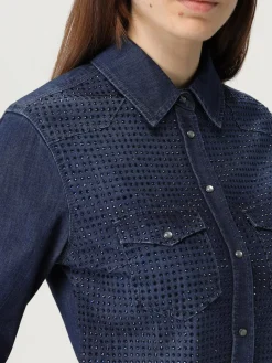 Camicia Liu Jo in denim con strass