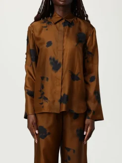 Camicia Max Mara Leisure in seta stampata