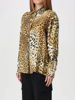 Camicia Roberto Cavalli in seta animalier