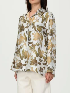 Camicia 'S Max Mara in seta con stampa floreale