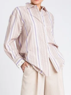 Camicia Twinset Actitude in cotone a righe
