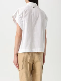 Camicia Twinset in cotone con ricami