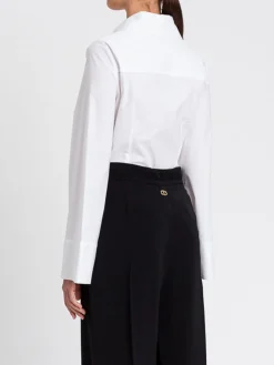 Camicia Twinset in cotone stretch