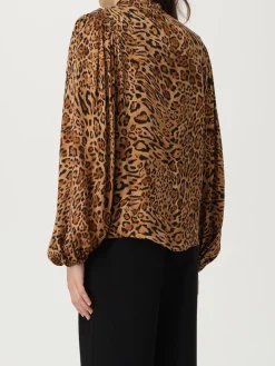 Camicia Twinset in viscosa animalier