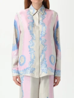Camicia Versace in seta stampata