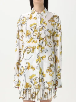 Camicia Versace Jeans Couture in viscosa con stampa Baroque