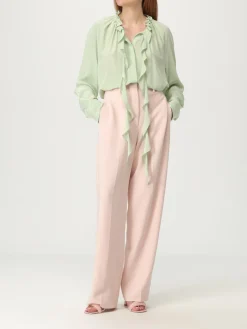 Camicia Victoria Victoria Beckham in seta con rouches