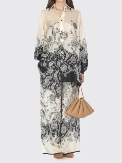 Camicia Zimmermann in seta con stampa floreale