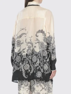 Camicia Zimmermann in seta con stampa floreale