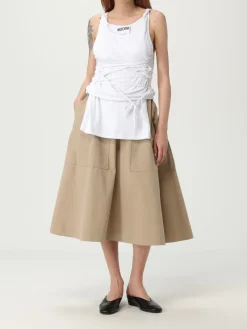 Canotta in viscosa con lacci Moschino Couture