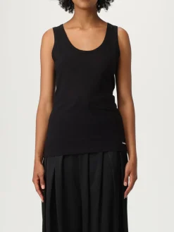 Canotta Jil Sander in cotone stretch