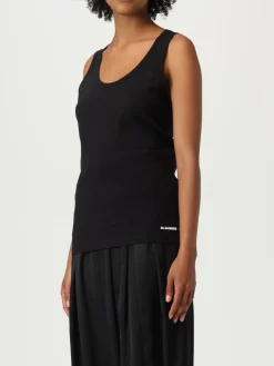 Canotta Jil Sander in cotone stretch