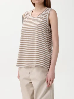 Canotta 'S Max Mara in cotone stretch a righe