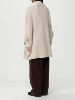 Cappa Barbour in misto lana con frange