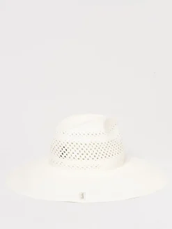 Cappello Borsalino in rafia traforata