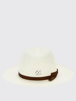 Cappello Borsalino in rafia traforata