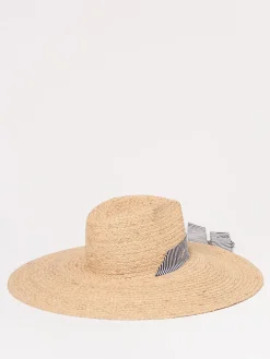 Cappello Borsalino in rafia intrecciata