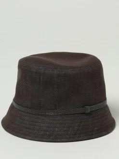 Cappello Brunello Cucinelli in cotone con monile