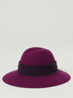 Cappello Claudette Borsalino in feltro lana con applicazione gioiello