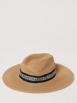 Cappello Coccinelle in rafia con fettuccia logata