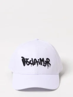 Cappello Disclaimer in cotone con logo ricamato